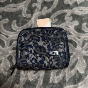 Lug Camo Blue and Gray Wallet